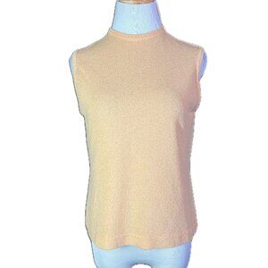 Vintage 1960s Talbott Traveler Size 36 Dacron Polyester Sleeveless Shell